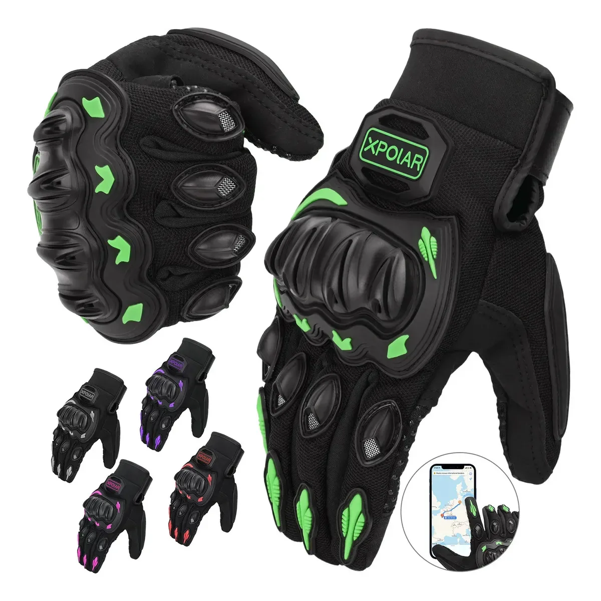 Luvas de ciclismo PE Green M