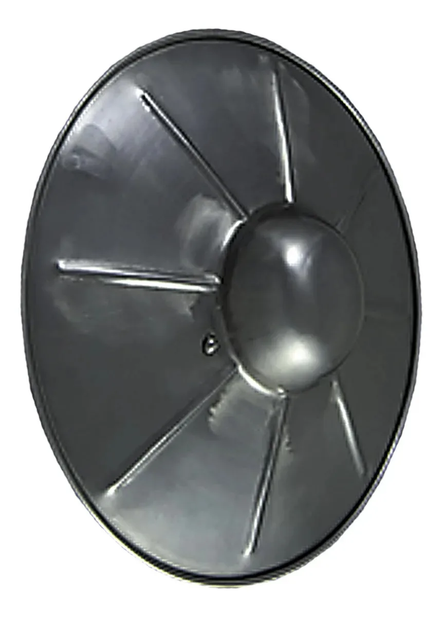 Fivela de aço com nervuras Gdfb Ab0124, 38 cm