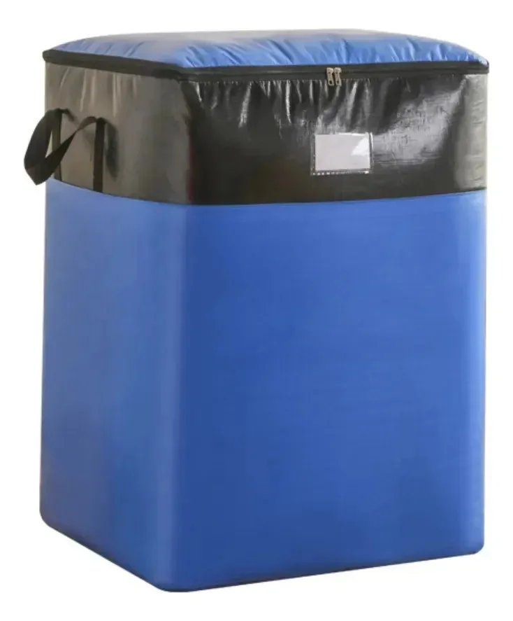 Bolsa Organizadora De Bagagem Móvel E Multifuncional Cor Azul