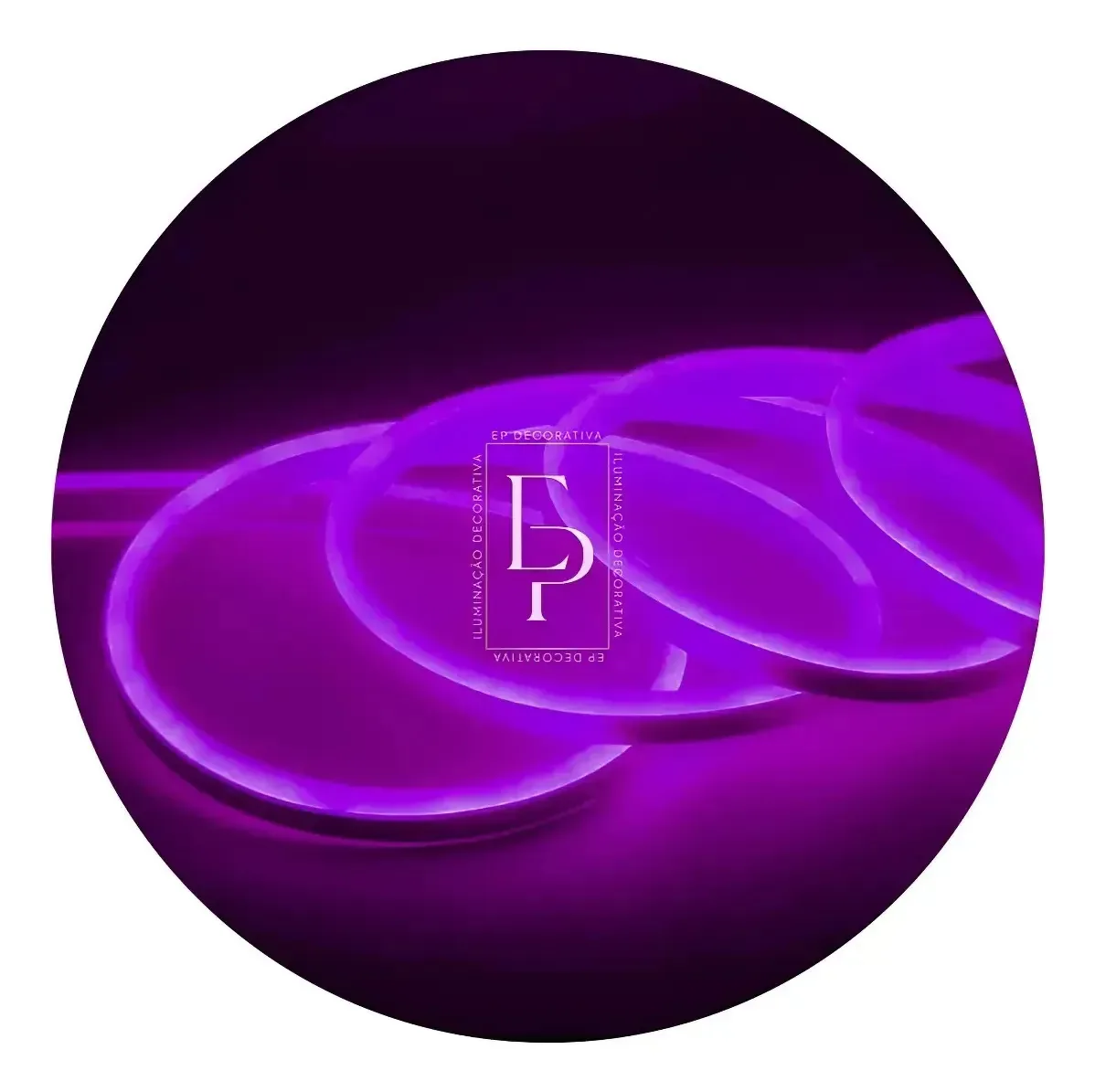 Fita Led Mangueira Neon Led 2835 Roxo 10m Ip67 Roxo