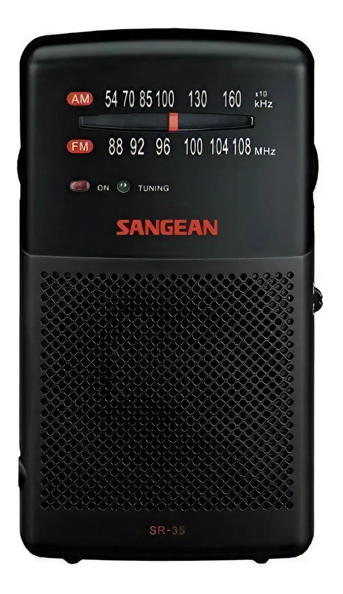 Rádio de bolso analógico Sangean Sr-35 AM/FM