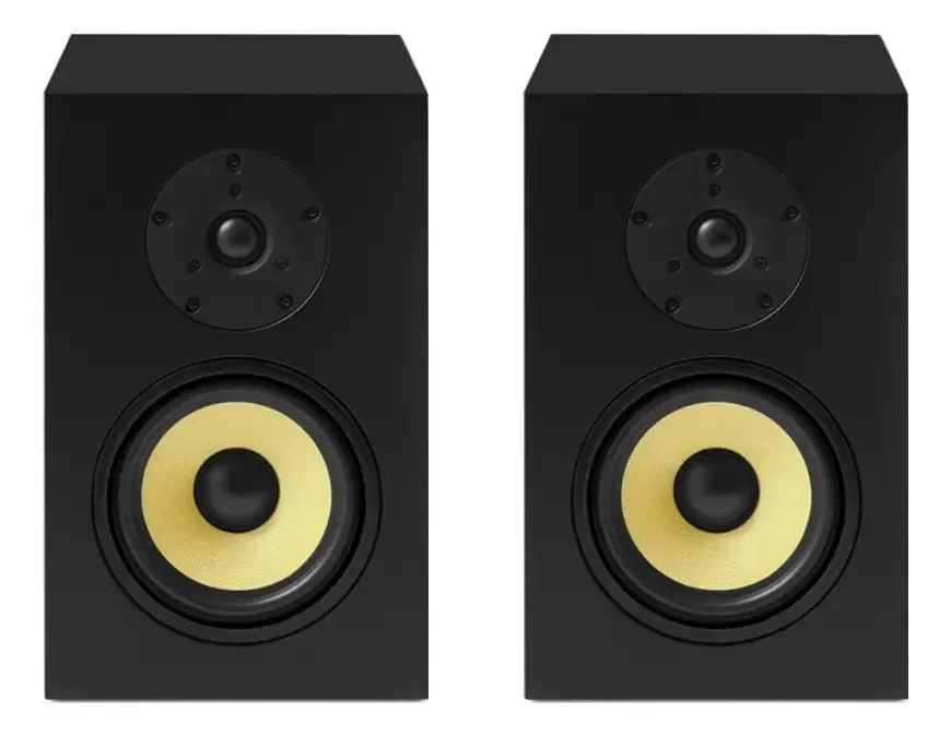 Par de Caixas de Som Bookshelf AAT Rakt BSF-100 Preto 100W RMS