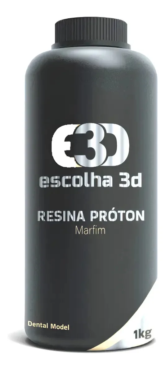 Resina Para Impressão 3d Próton Escolha3d Cores 1kg Cor Marfim
