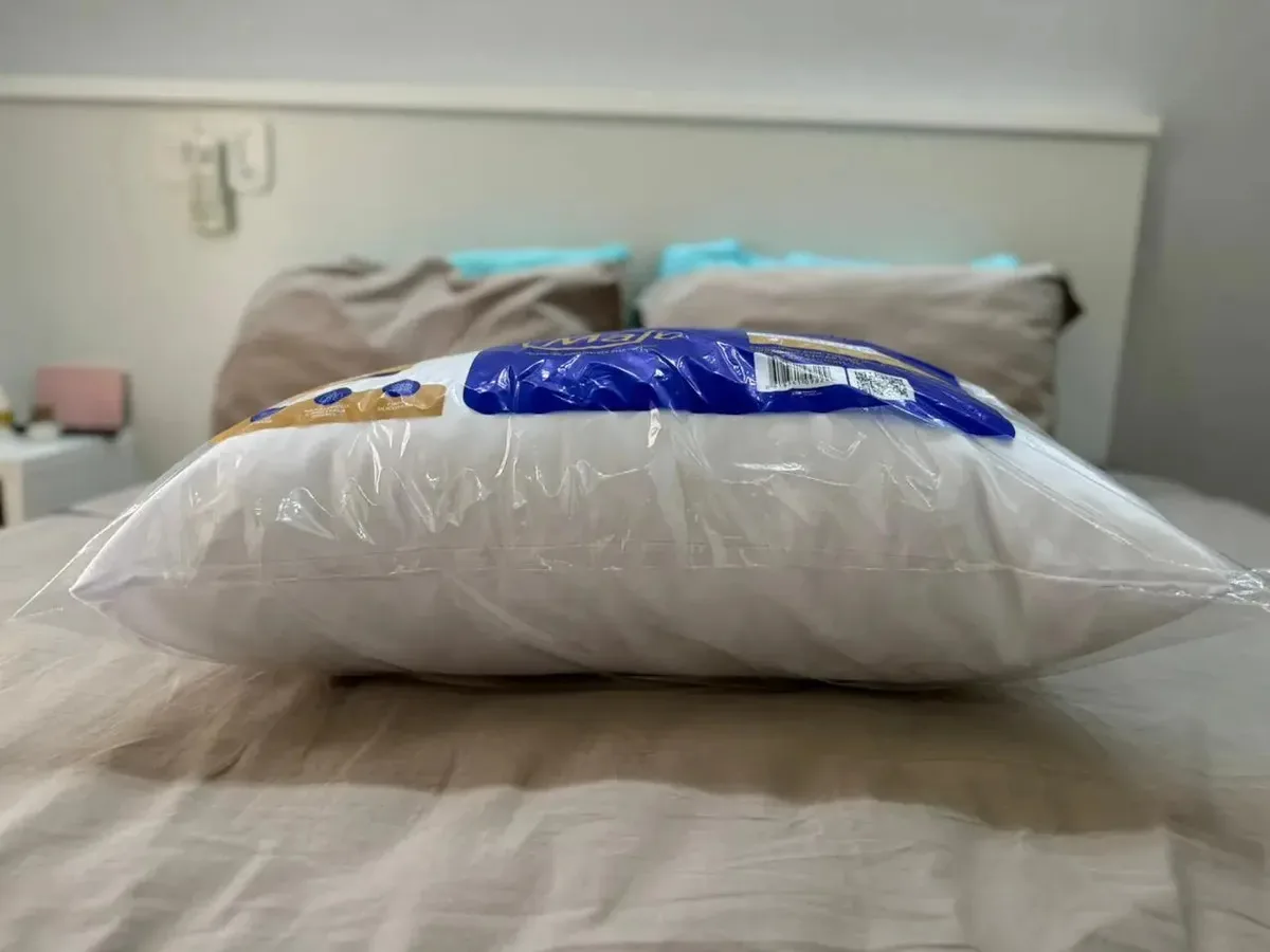 Kit 2 Travesseiros Majé Aconchego Toque Aveludado 50cmx70cm Branco