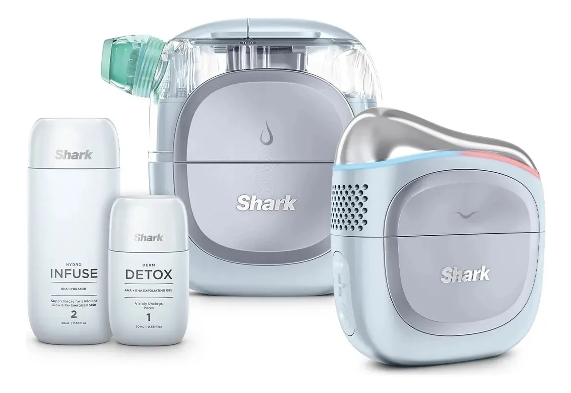 Limpeza e hidratação Shark Facialpro Glow Depuffi