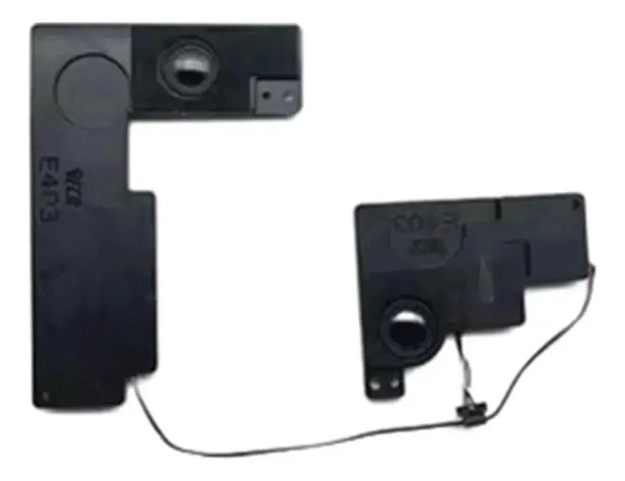Alto-falantes internos de reposição para laptop Asus X400 da Fqparts, na cor preta.