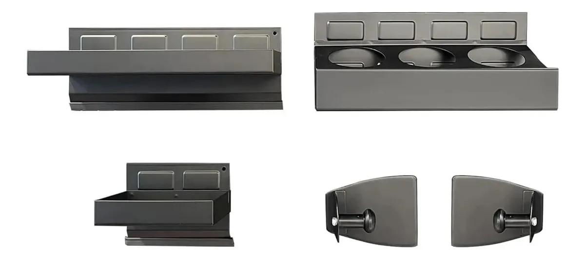 Conjunto de bandejas de ferramentas magnéticas - 4 peças