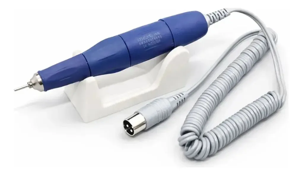Caneta Motor Strong 210 Unha Gel Podologia 40 Mil Rpm