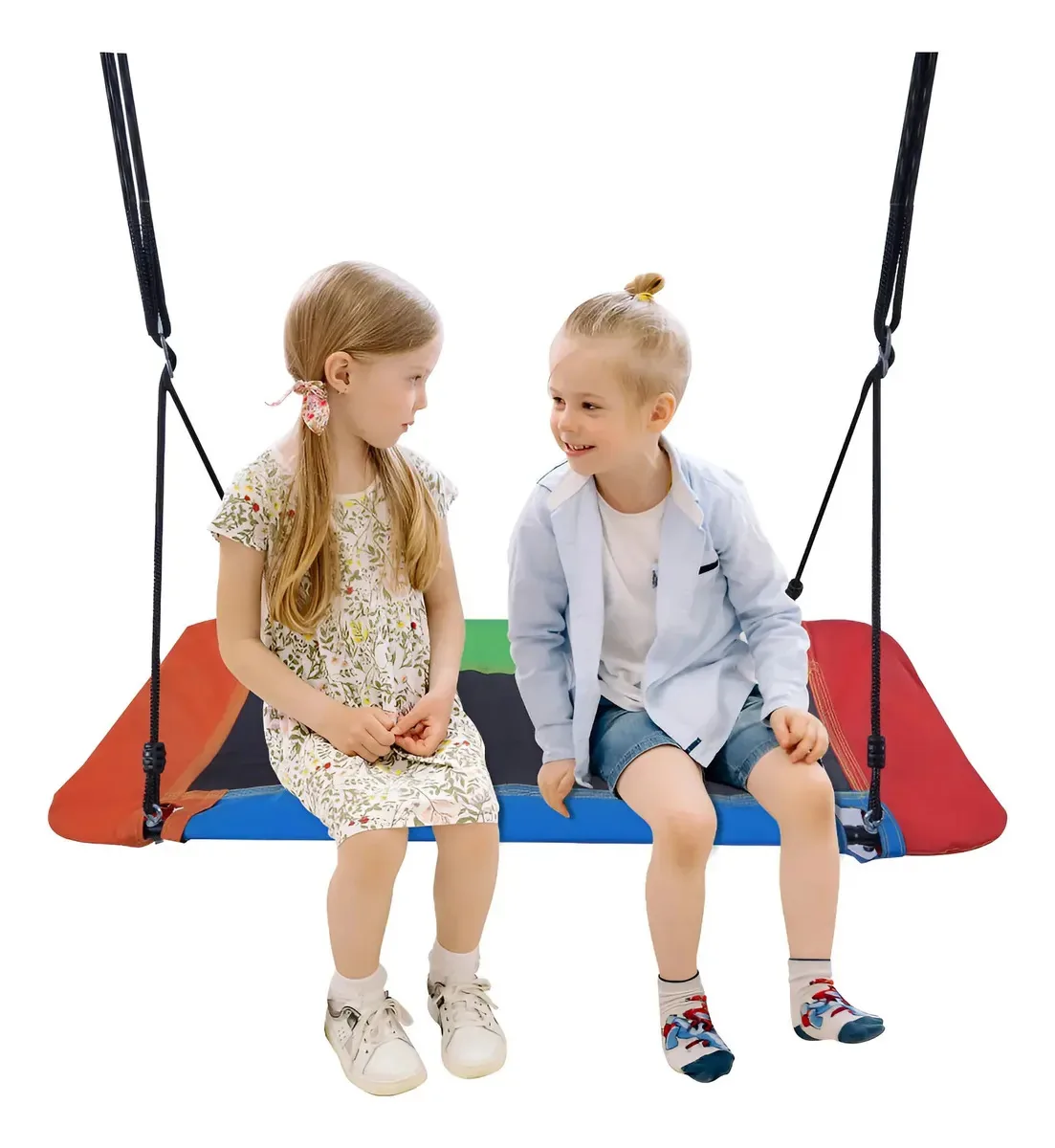 Assento de pátio impermeável Tree Swing Platform multicolorido