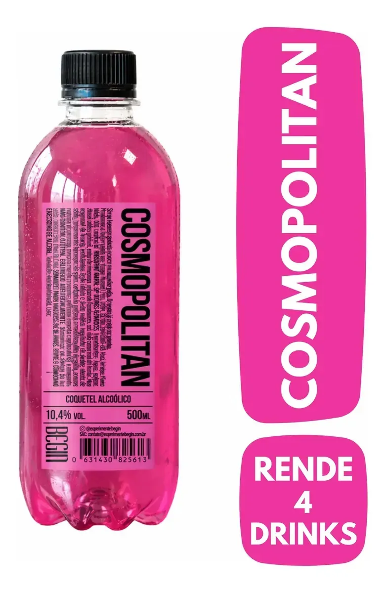 Cosmopolitan Begin 500ml - Drink Pronto Para Beber