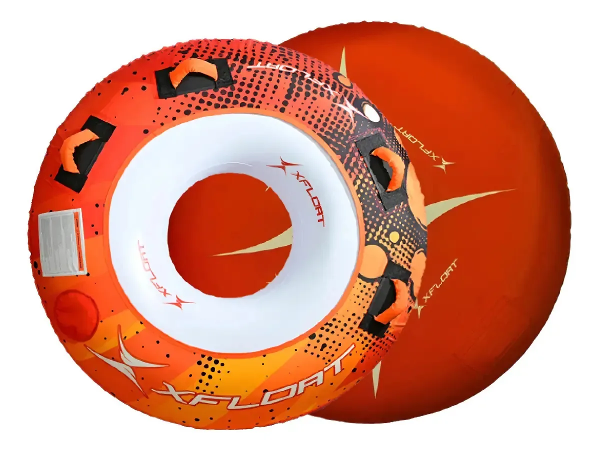 Boia Rebocável 1 Lugar Inflável Xfloat Jet Ski Lancha Vermelho