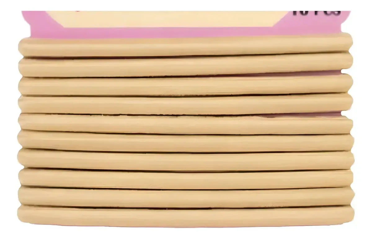 Fios de cabelo, 10 unidades. Faixas elásticas nuas J Babe Color