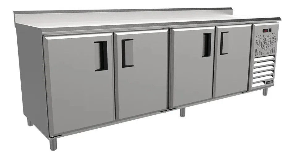 Balcão De Encosto Refrigerado Venâncio 2,5m Linha Prime