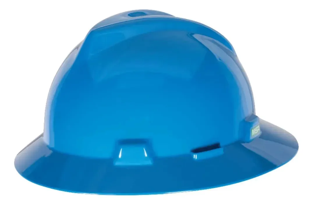Capacete de segurança em polietileno de alta densidade MSA 454732 azul