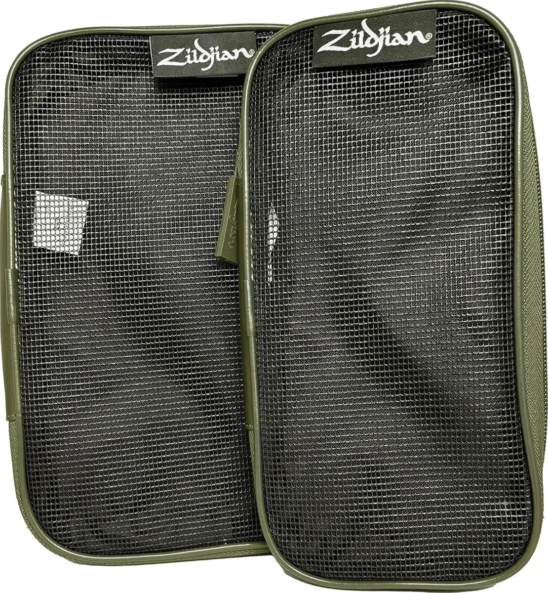 Conjunto de 2 bolsas Zildjian e acessórios de bateria Zxap0060 Green Moss Green
