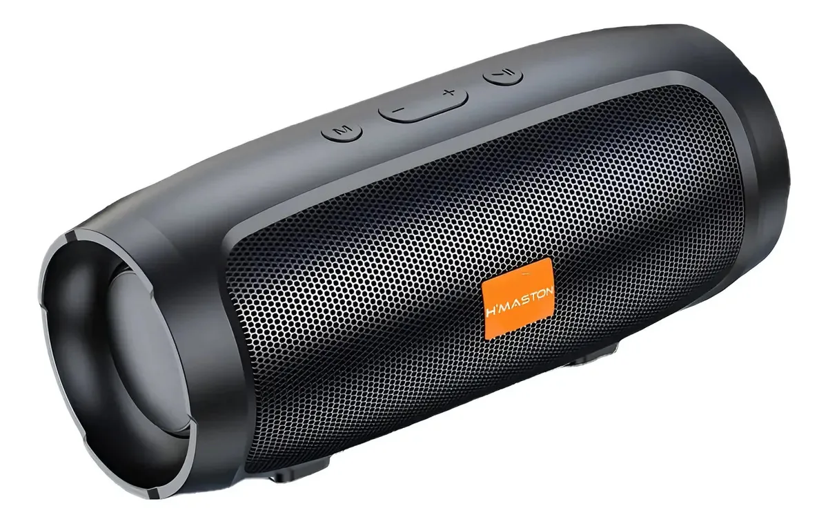 Caixa De Som Bluetooth Som Potente Portatil Sem Fio H006 Cor Preto