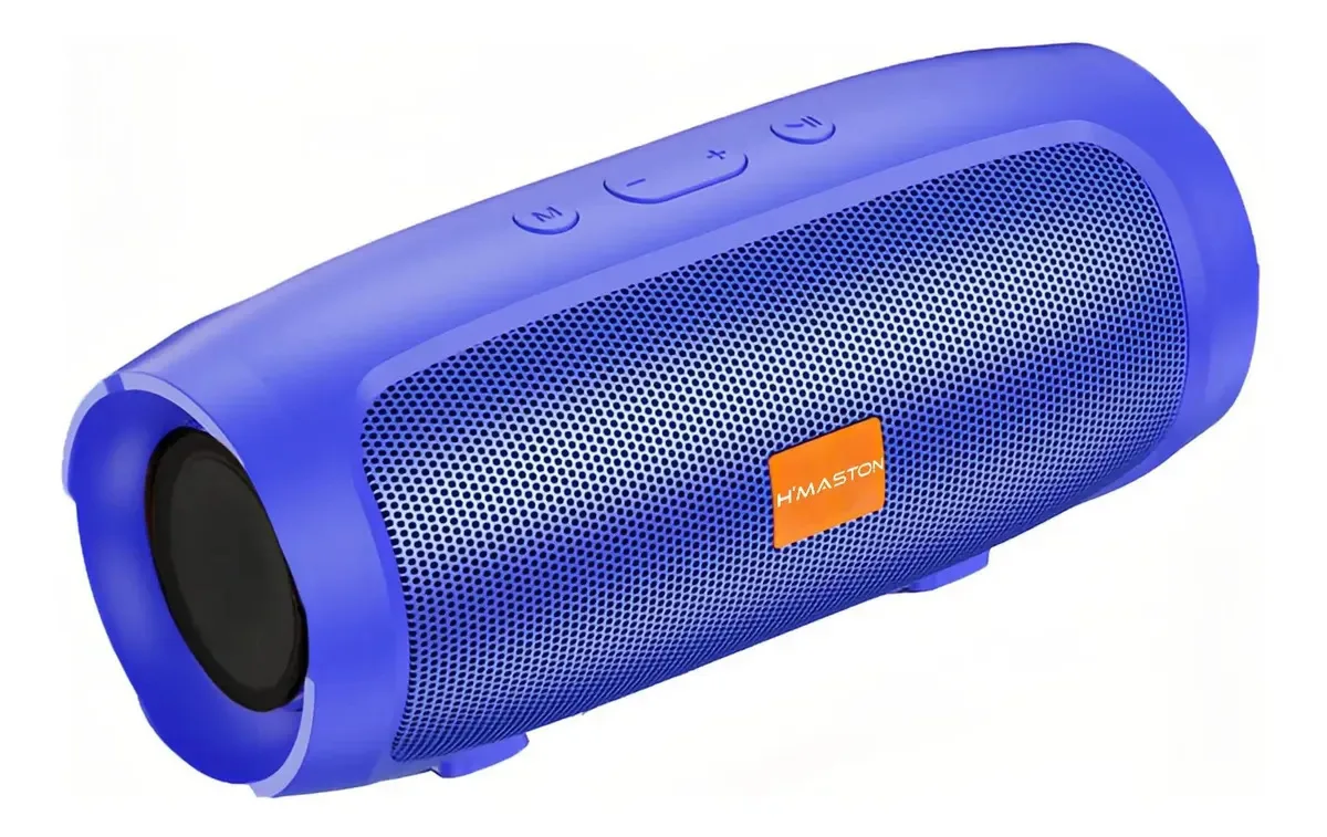 Caixa De Som Bluetooth Som Potente Portatil Sem Fio H006 Cor Azul