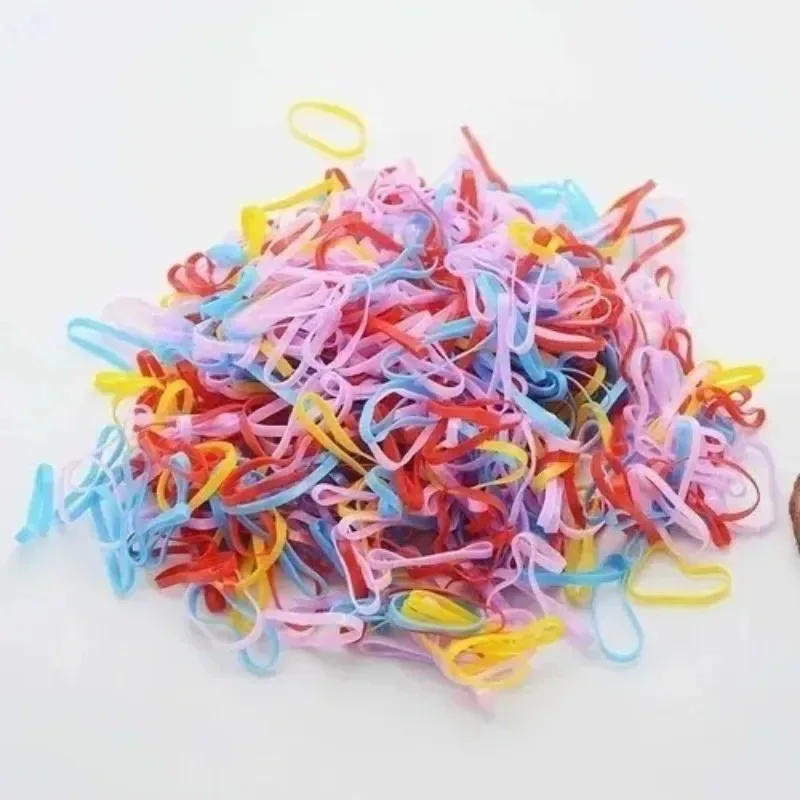 Faixas de cabelo elásticas Colets, 300 peças de acessórios coloridos