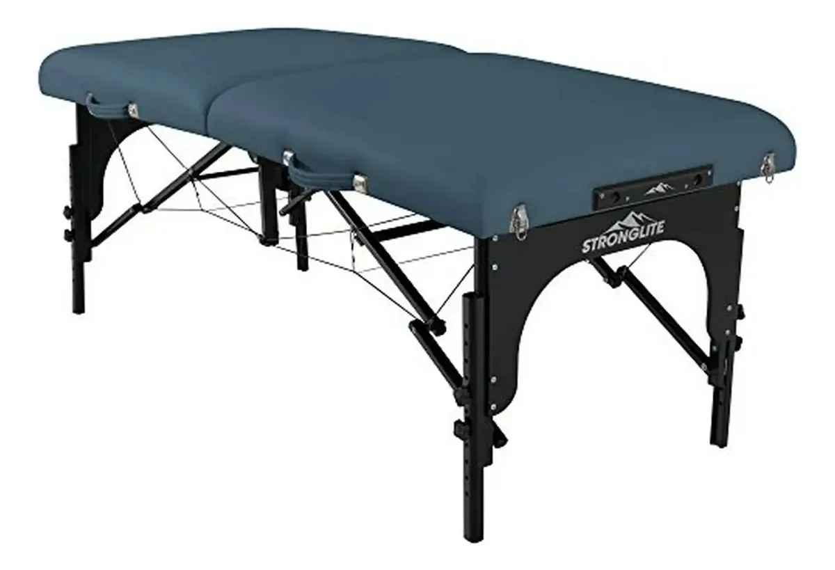 Mesa de massagem portátil Stronglite Premier - Resistance Blue