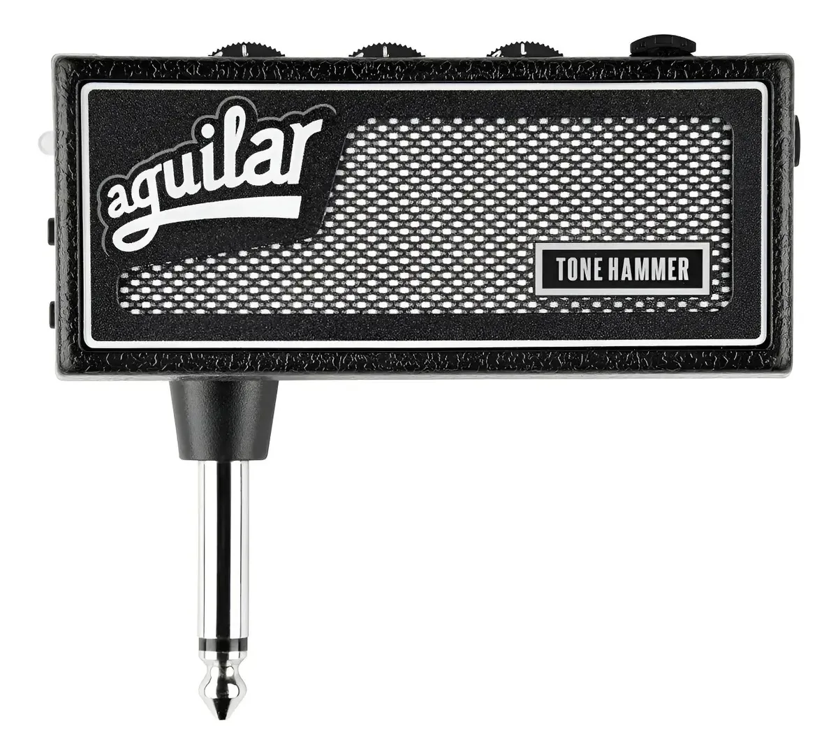 Amplificador de fone de ouvido Black Bass Guitar com efeitos e ritmo