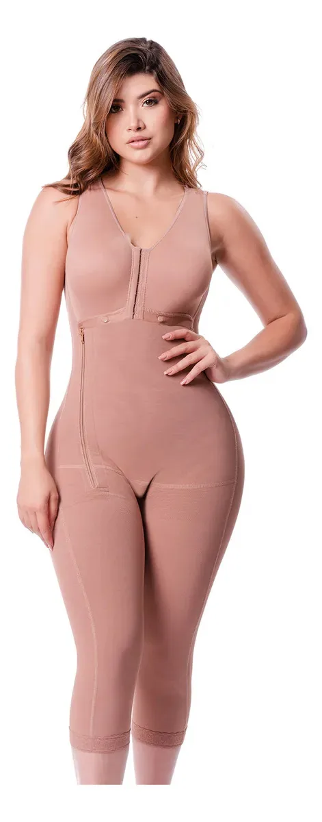 Cintas redutoras de pós-parto colombianas Sonryse 010 Color Mocha Size S