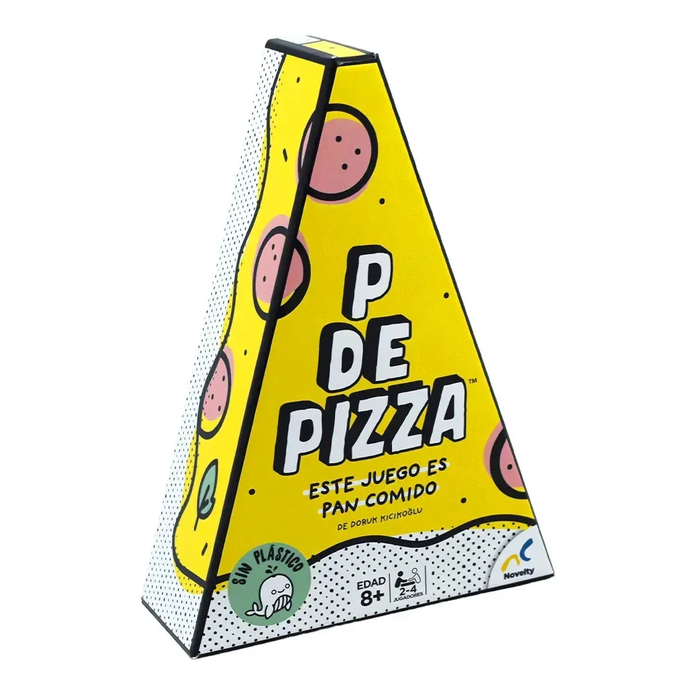 Jogo de mesa P De Pizza Cards Word Game Fast Family 2 a 4 jogadores de 8 anos
