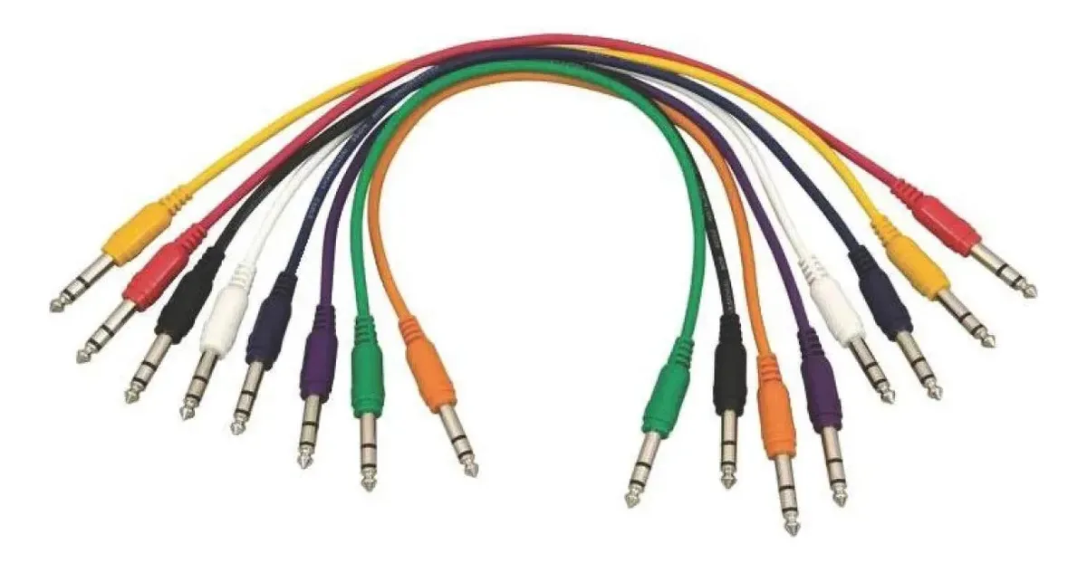 Cabos de conexão balanceados Pctrs Hot Wires, retos