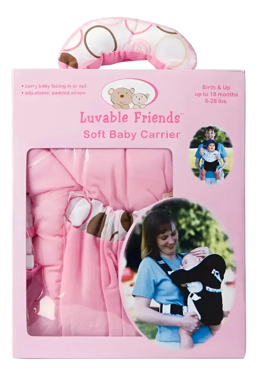 Carrinho de bebê Friends Soft Lavável Rosa Rosa