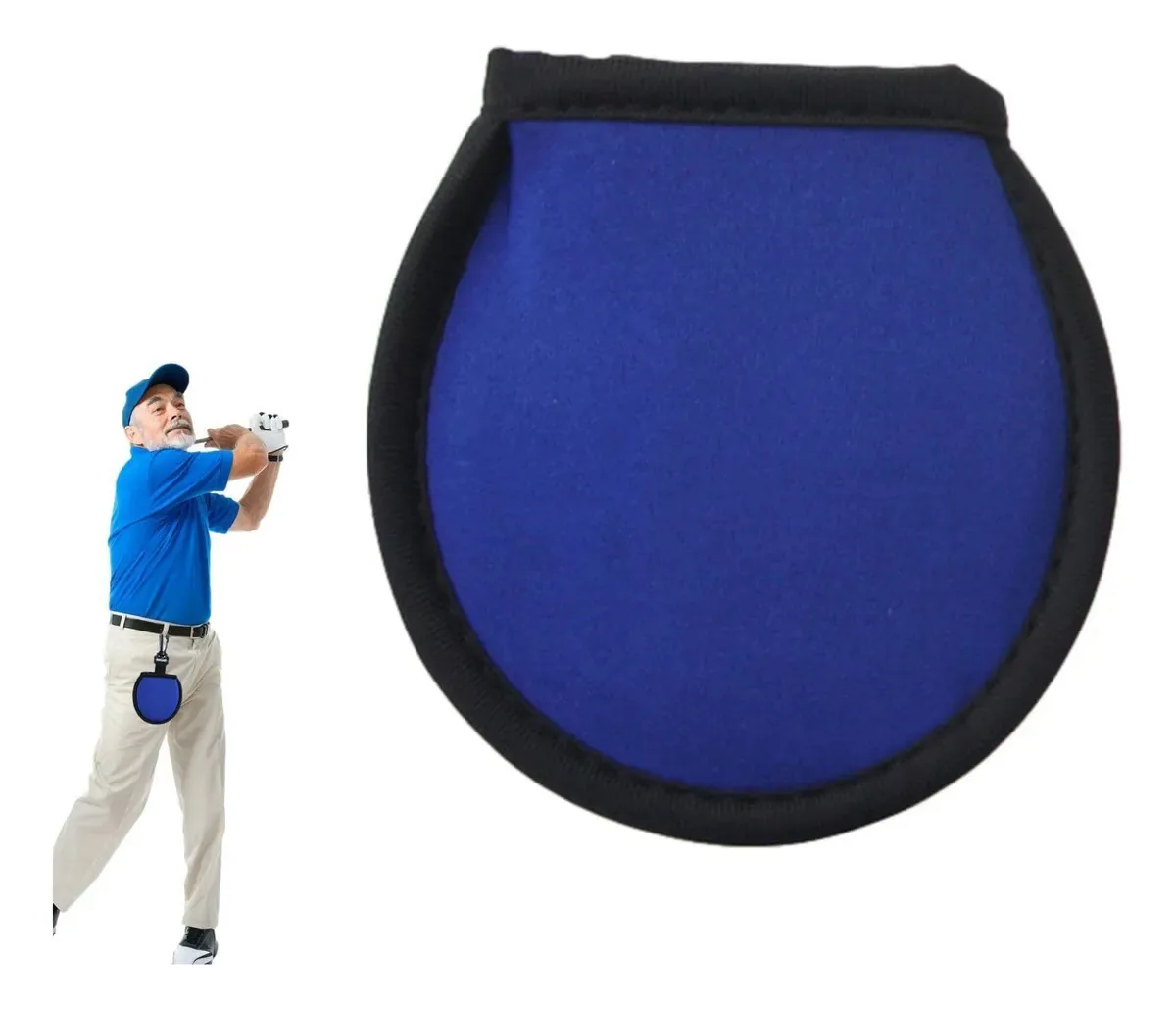 Toalha de bola de golfe Dalian — limpador de bolas de golfe fácil de limpar com clipe, acessórios de limpeza de golfe para homens, mulheres e crianças