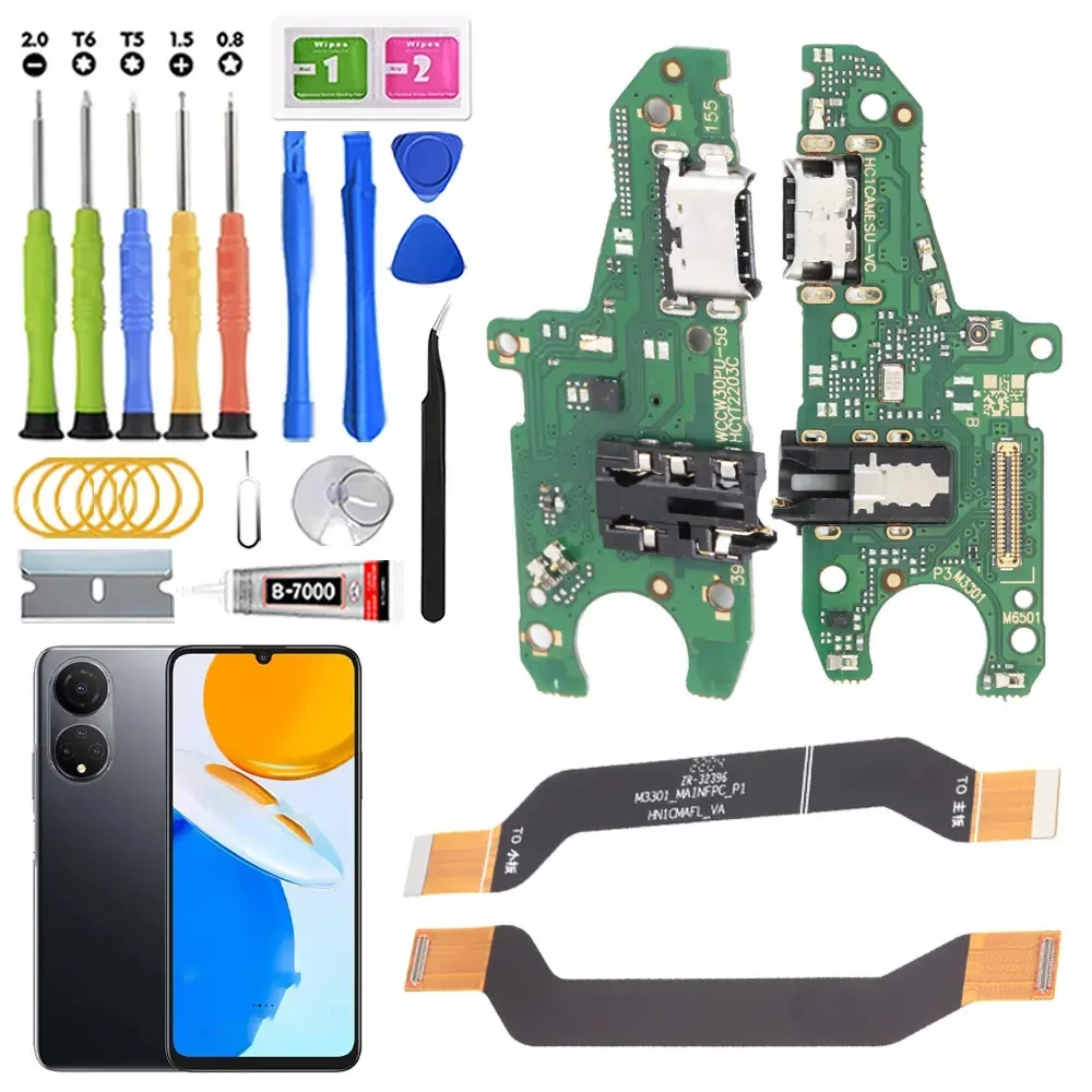 Centro de carregamento para Honor X7 CMA-LX1/LX2/Lx3 Y Main Flex Con Ic Carga Rápida com kit de substituição
