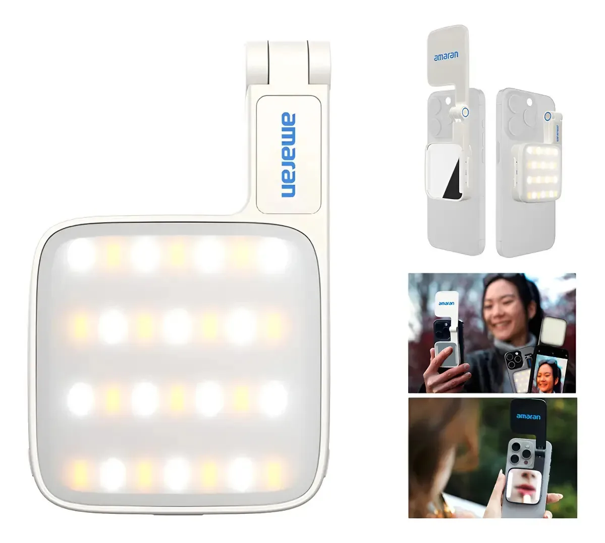 Amaran Go Mini Luz Magnética Led Para Fotografia Com Celular