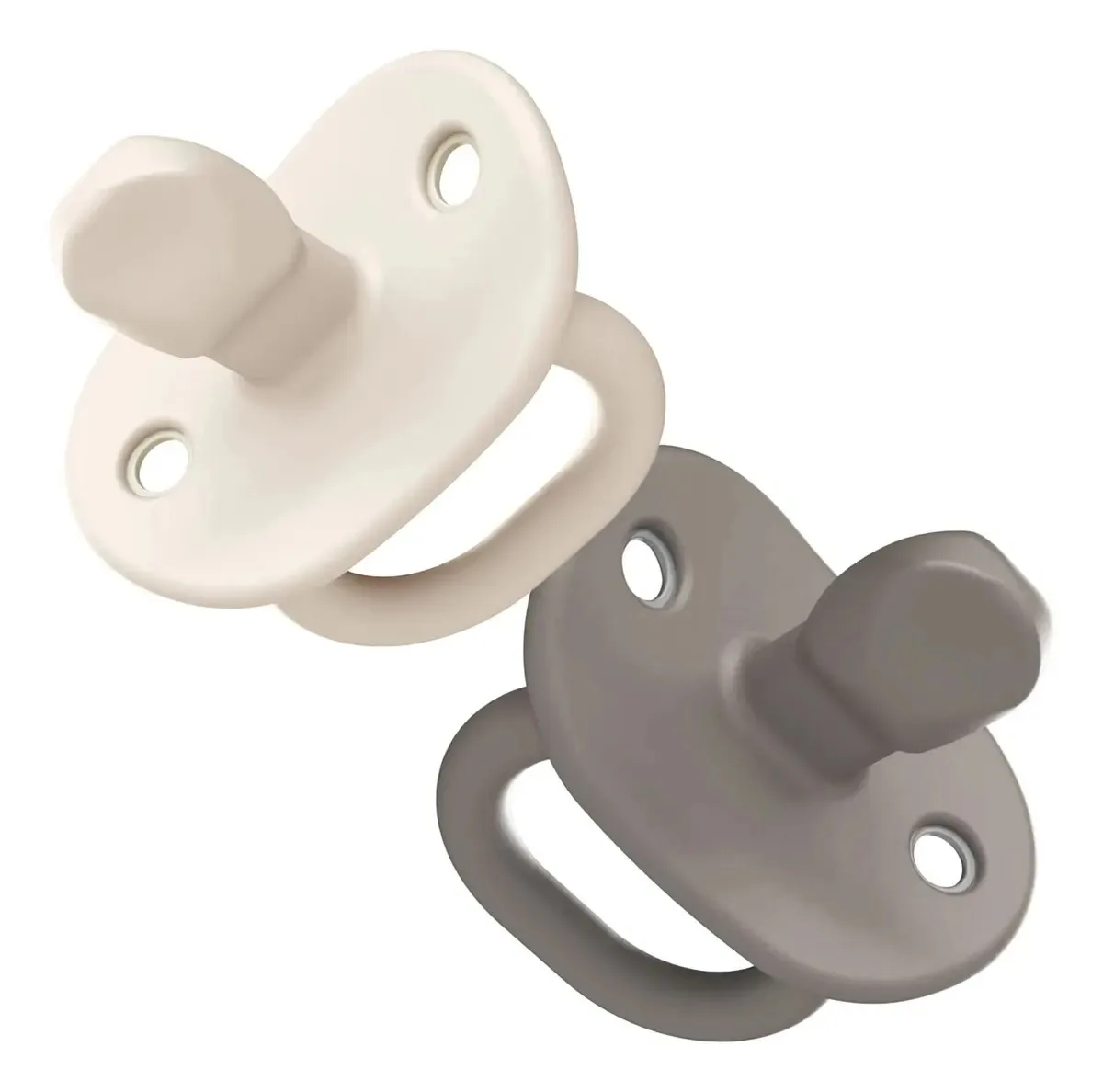 Boon Jewl - Chupeta de silicone, chupeta para bebês com. Preto +18 meses