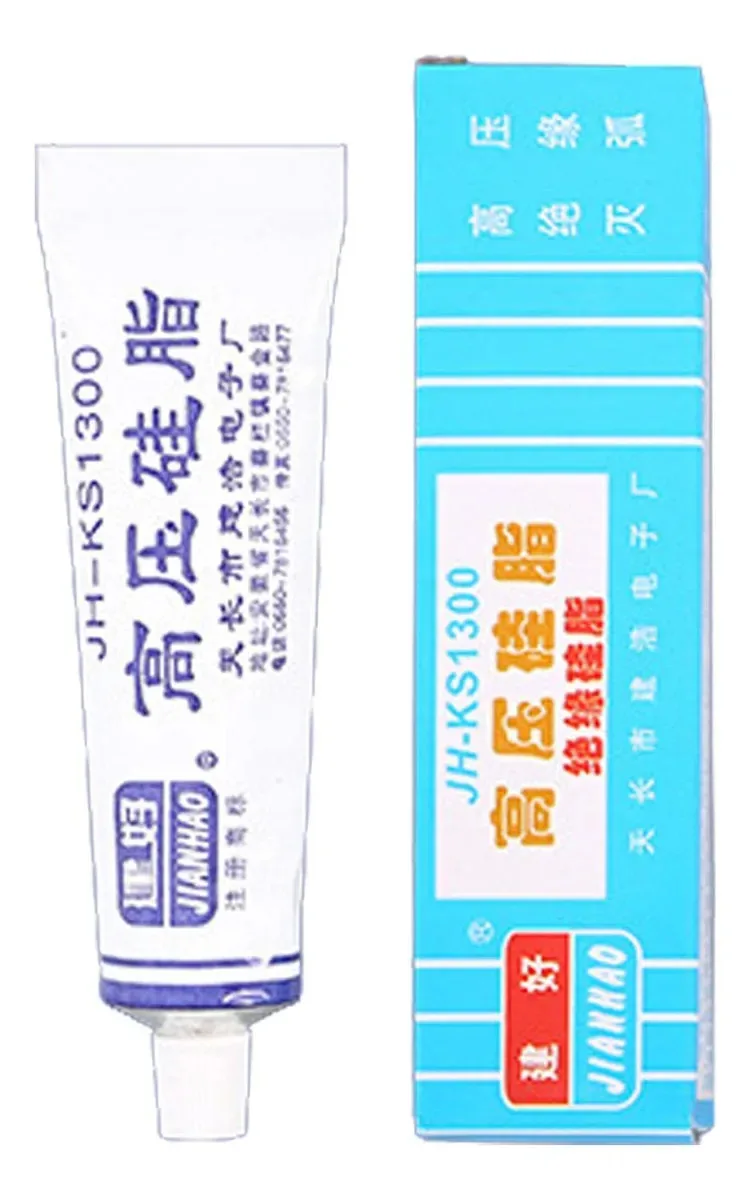 Lubrificante de silicone B/a, graxa dielétrica impermeável e resistente à corrosão — Selante lubrificante de silicone hermético não curado para eletrodomésticos, borrachas e metais