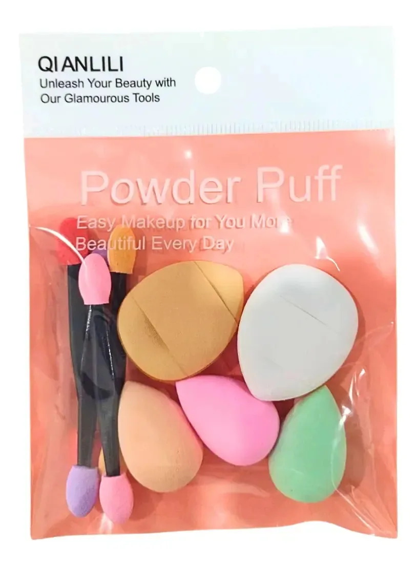 Kit de esponjas X9 Mini Blender e aplicadores de sombra para maquiagem