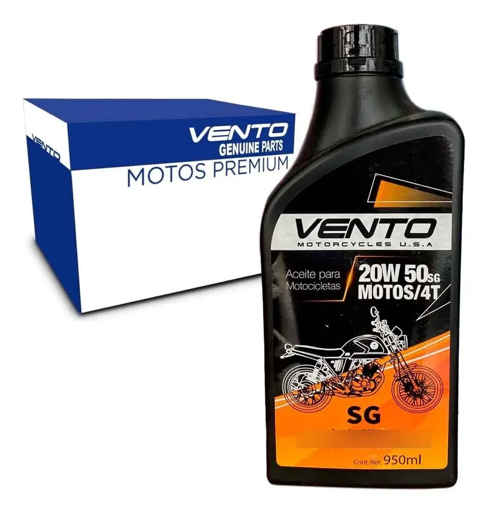 Motocicletas Vento 20w50sg/Óleo Mineral 4T
