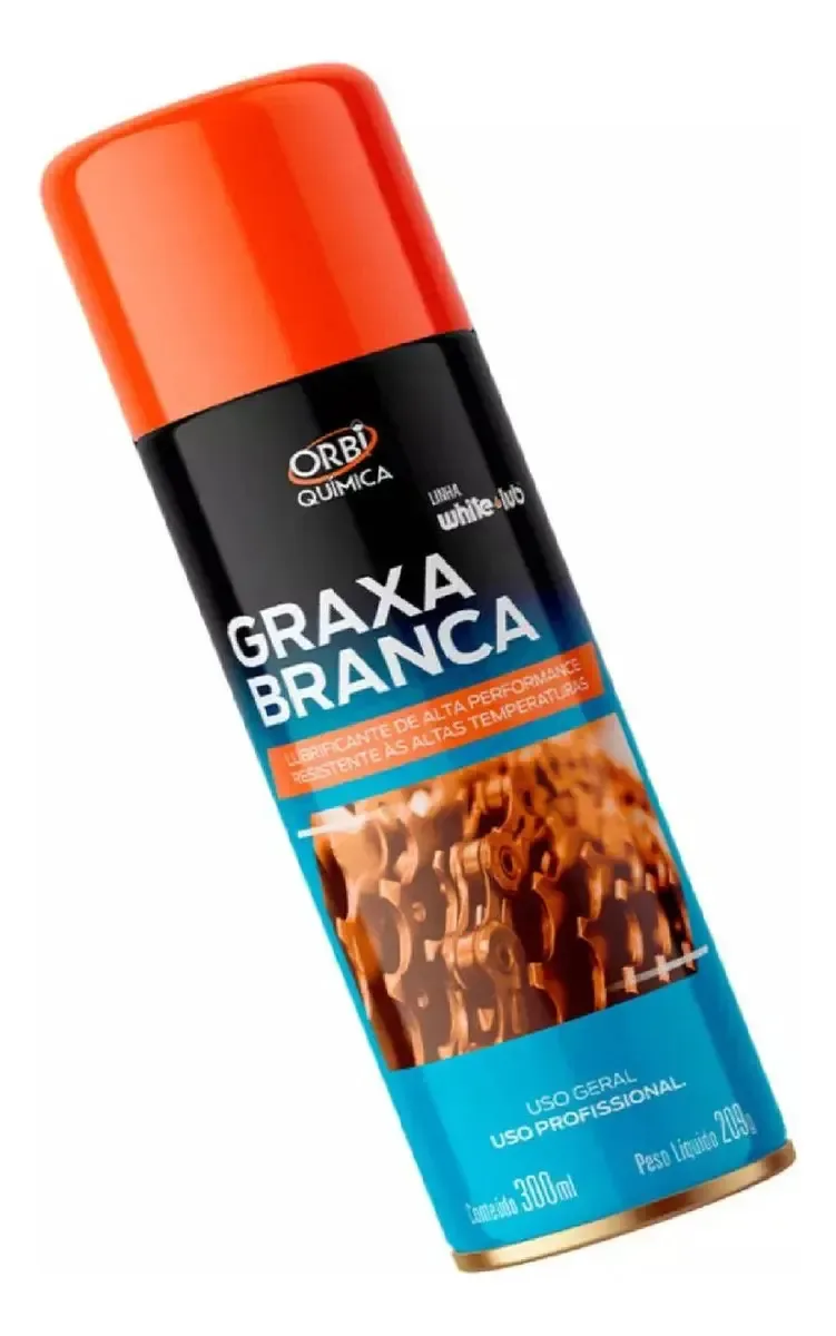 Spray Graxa Branca Orbigrax Proteção Anticorrosiva Premium