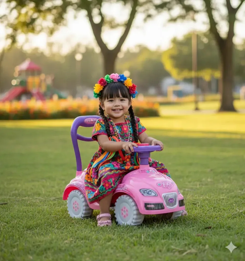 Montável para meninas Herbi Car Mytoy Pink M5210 Pink