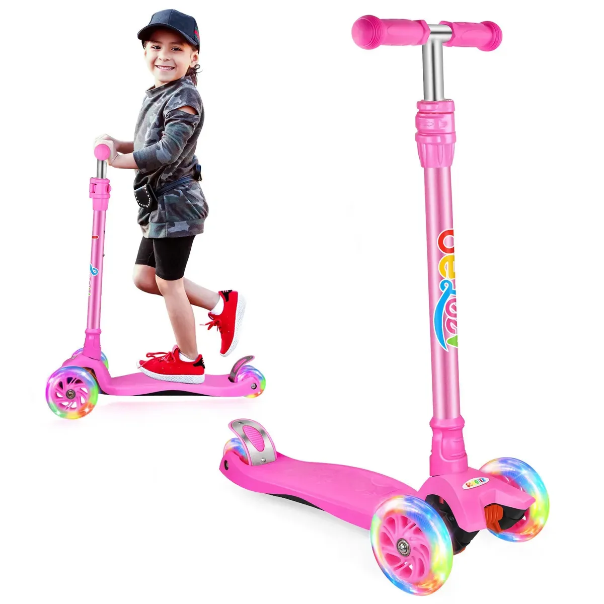 Scooter Monopatin De Pie Para Crianças E Crianças