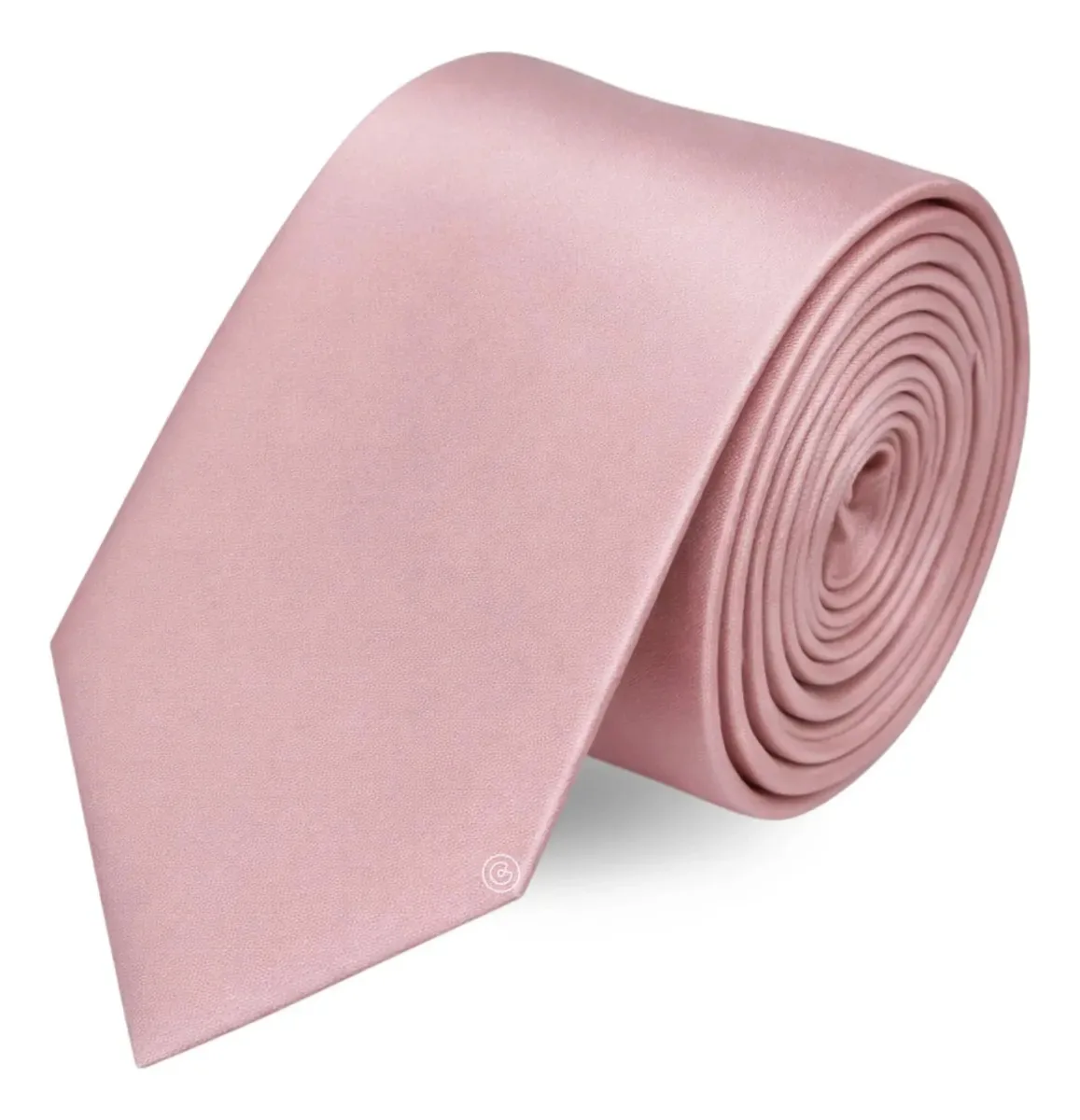 Gravata Grin Accs CI-00 tipo gravata slim lisa cor rose-gold