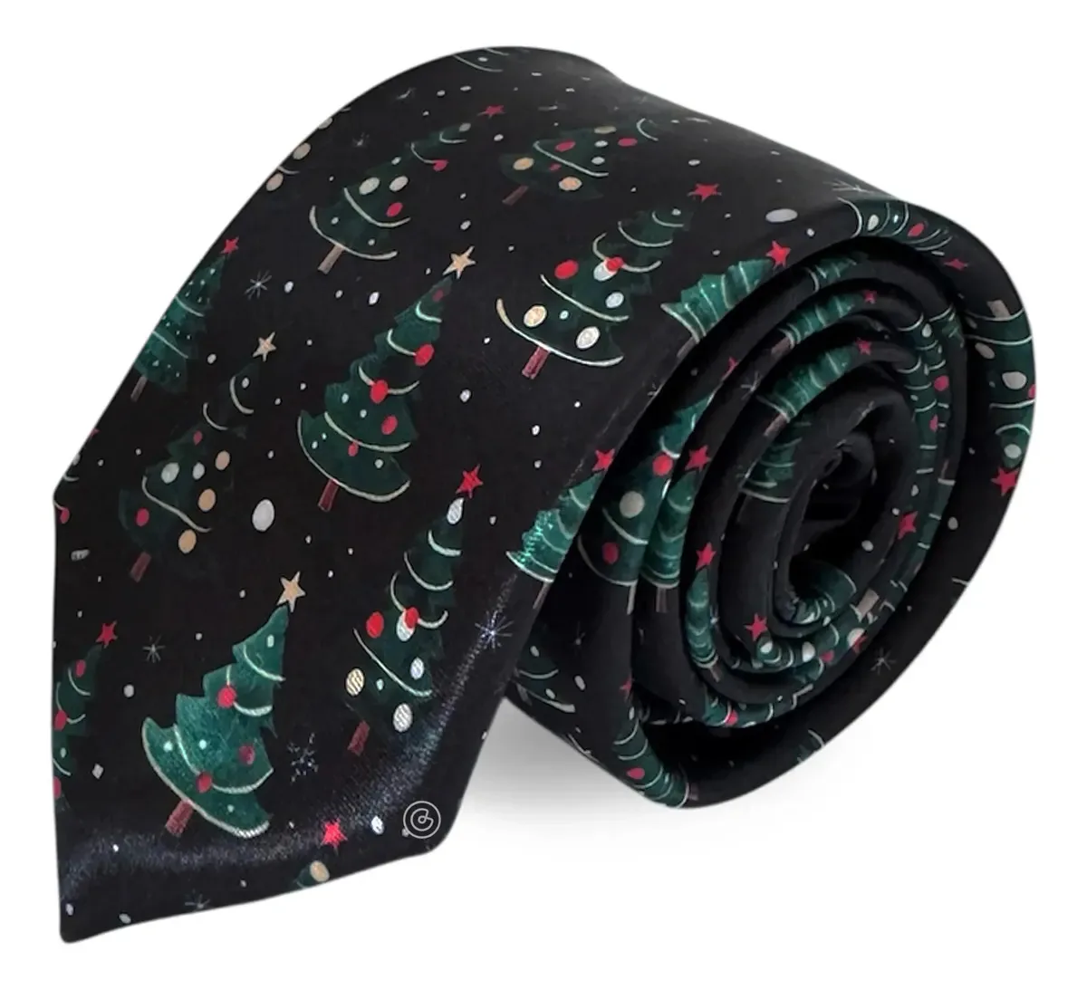Gravata Grin Accs CX-00 tipo gravata slim estampado cor preto