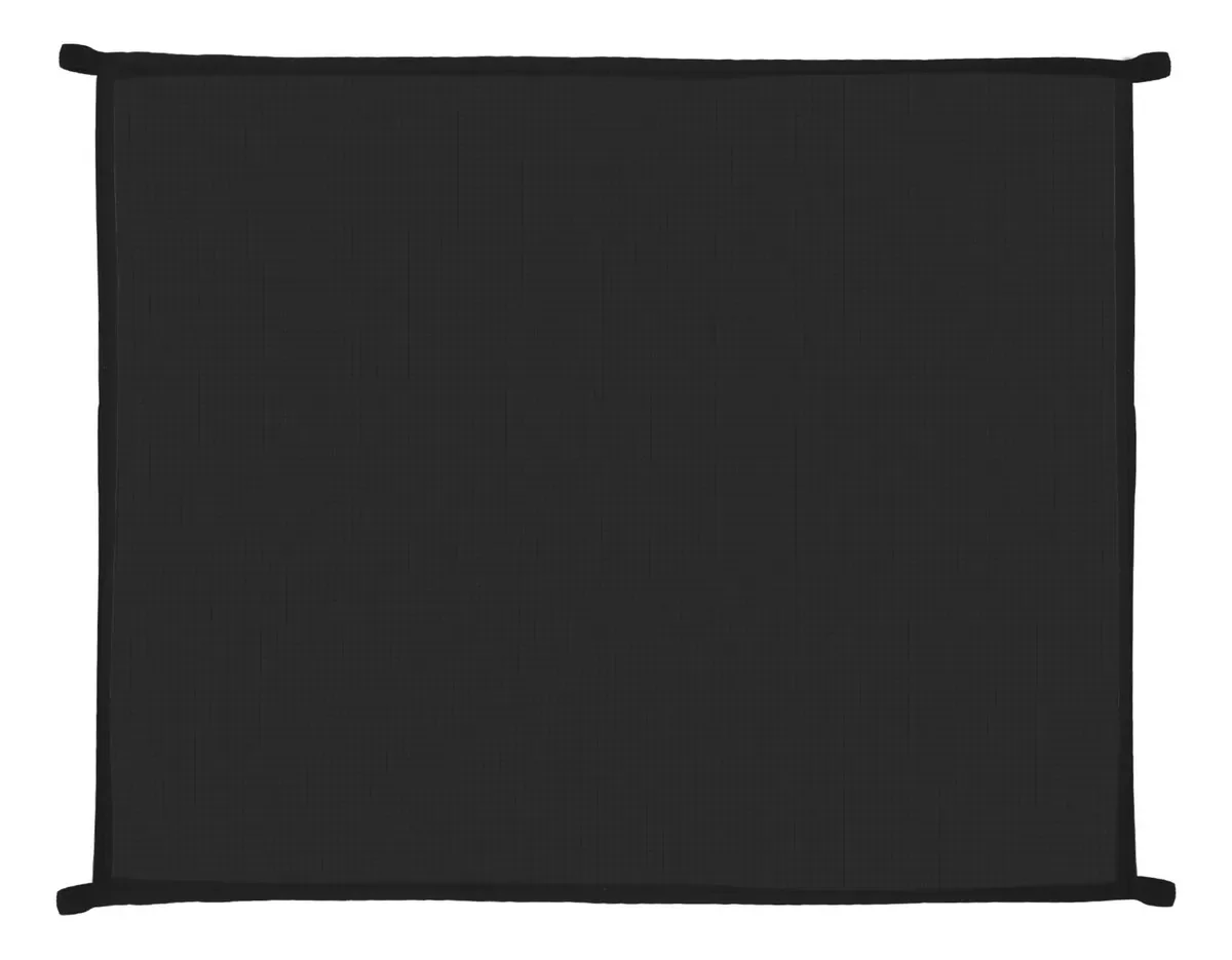 Cobertor de praia para piqueniques em família 140x150cm preto