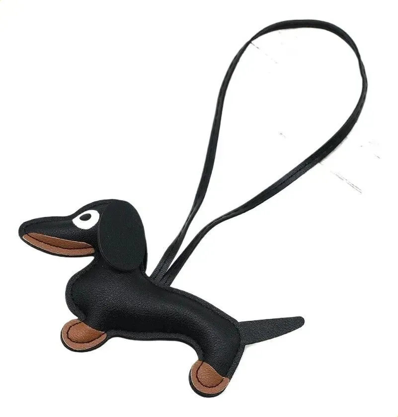 Chaveiro em forma de Dachshund Baoody, material