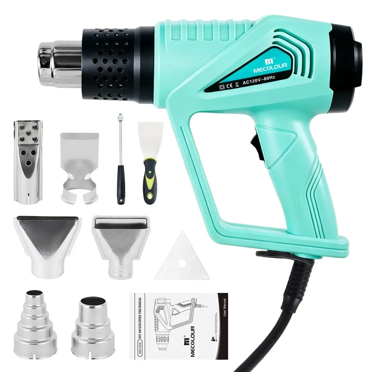 Mecolour Y-661 soprador - Azul-turquesa