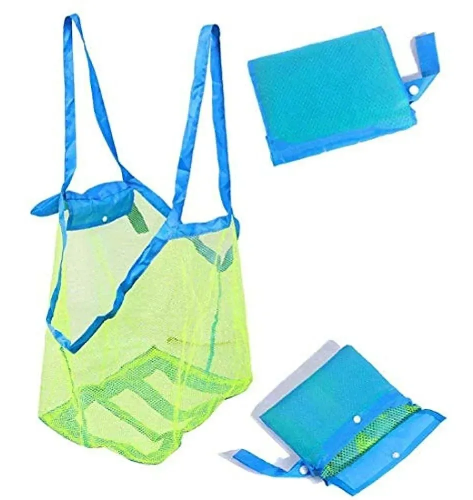 Bolsa de praia e sacola Cheelom Xl Mesh, adequadas para brinquedos de praia