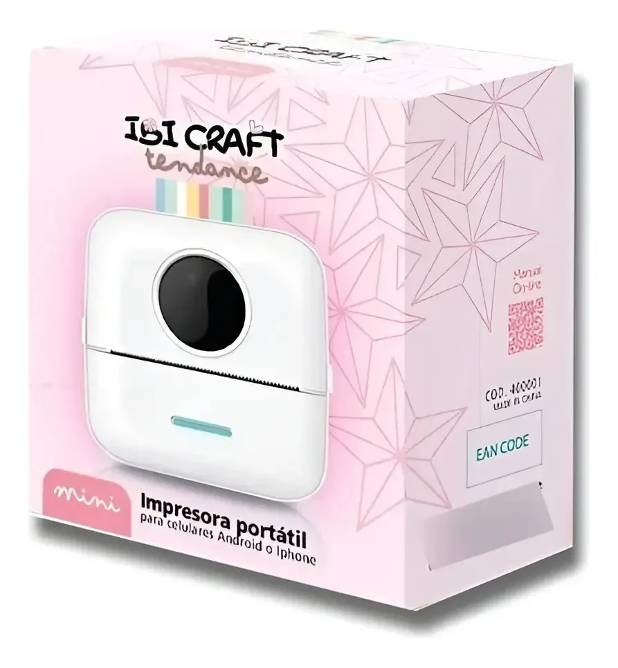 A impressora térmica Ibi Craft inclui rolo branco