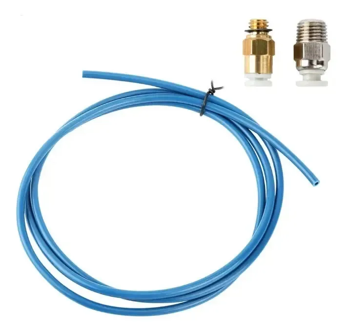 Tubo de teflon azul para impressoras 3D