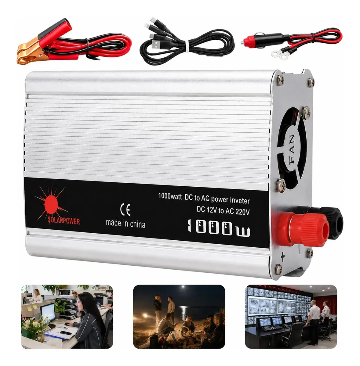Inversor De Corrente 12v Para 220v 1000w Transformador