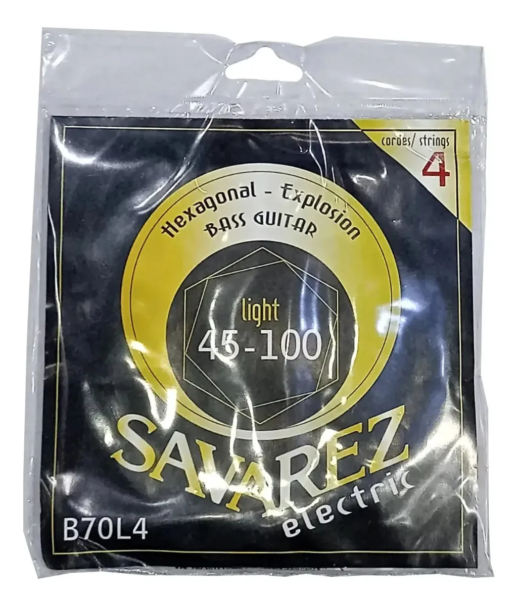 Baixo de 4 cordas Savarez B70l4 45-100