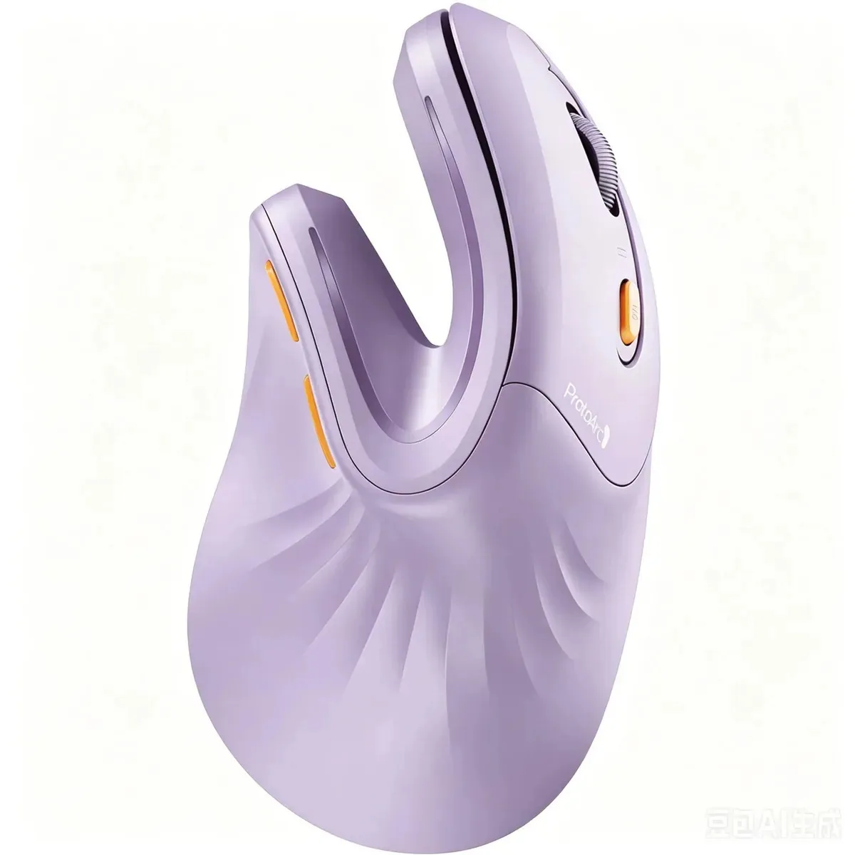 Violeta Ratón Vertical Ergonômico Sem Fio Com Suporte E Expansor