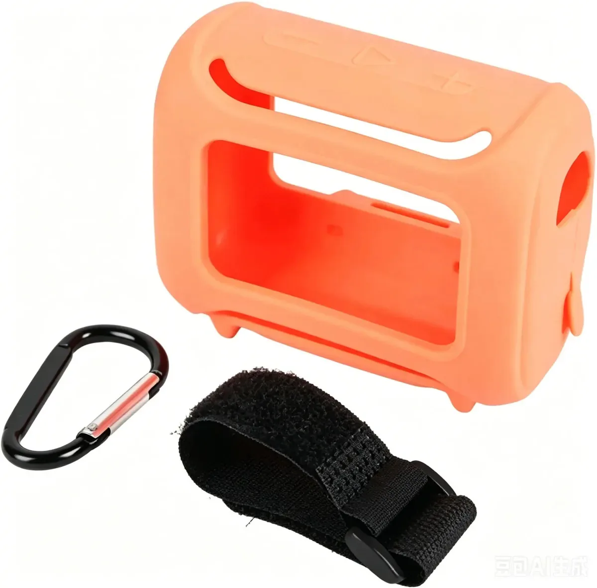 Capa protetora Bocinas para Jbl Go5 com acessórios, laranja